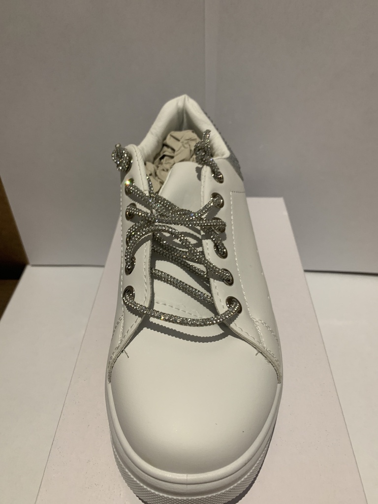 PA.MUL.Schuhe.D.56 Sneaker weiß/Glitzer