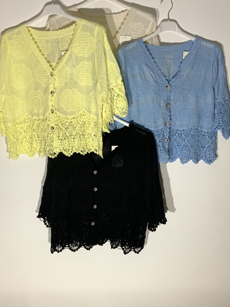 OZ.2453XDJ  Bluse kurz Arm