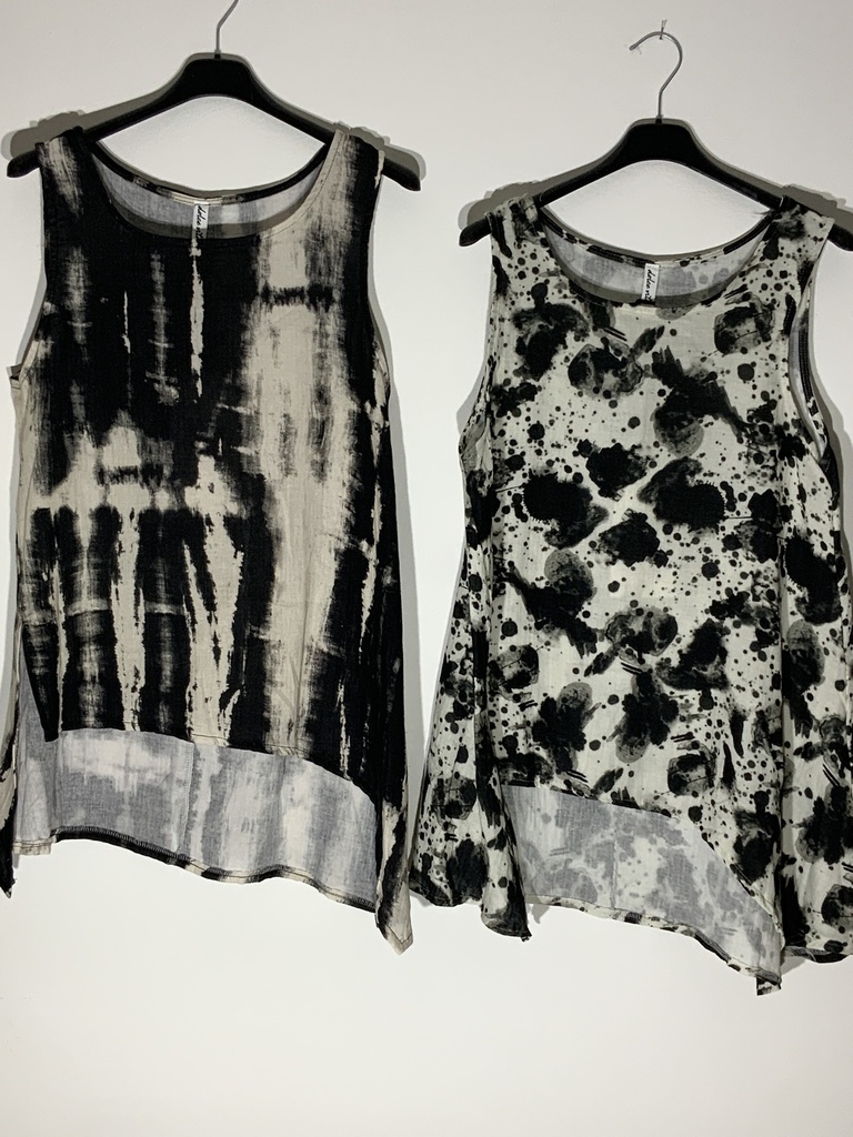 RO.DOL.12129 Top Schwarz/Weiß