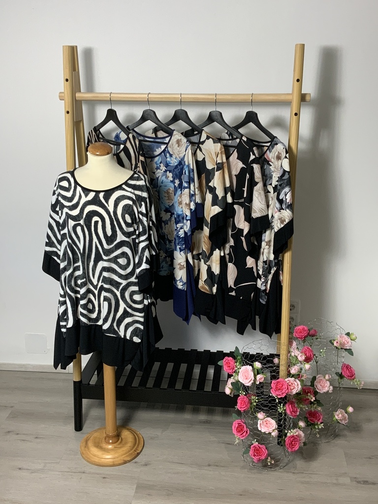 LAL.180240 Bluse gemustert bunt