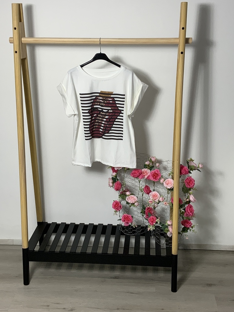 FIR. 17034 T-Shirt mit  Gitter