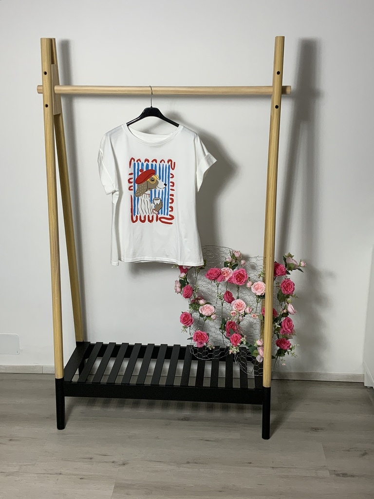 FIR.S6.17155 T-Shirt Hund mit Brille Größe bis 40