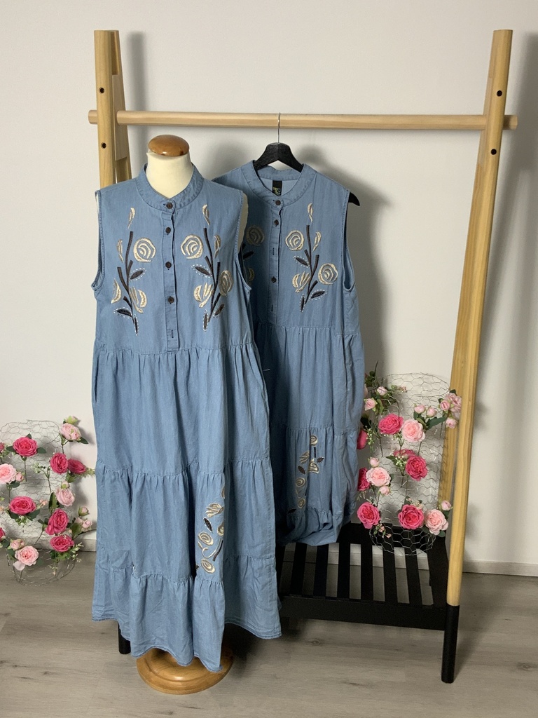 My. 51034LQQ  Kleid blau Größe bis 46/ *50