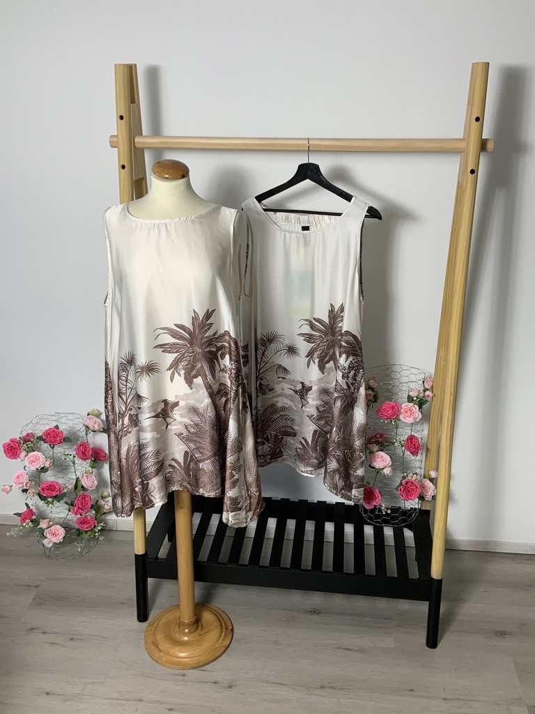 My. 51553L Kleid kurz braun Größe bis 42