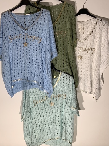 OZ.3080OCT Pullover kurz Arm