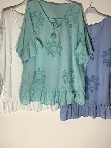 OZ.JI.11851JSD  Bluse kurz Arm