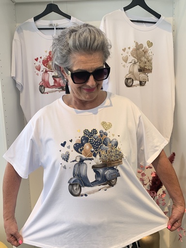 CR.50602-29 Shirt  Mofa Vespa