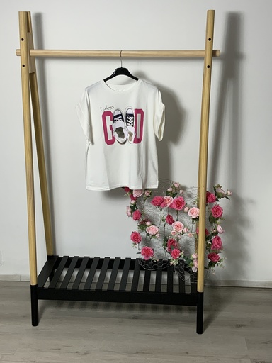 [P0008958] FIR. 15299 T-Shirt mit Foto Schuhe Größe bis 40