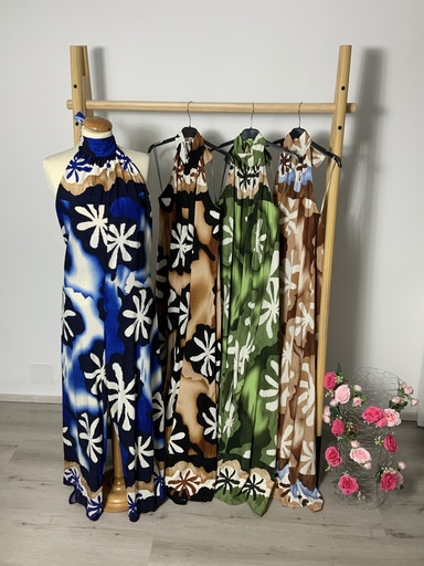 Bl.3065-V71 Jumpsuit mit Blume Größe bis 42/*50