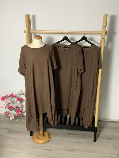 [P0009387] My. 51422L Kleid braun