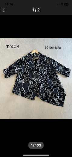 [P0010942] RO.H6.133/12403 Jacke schwarz Gr.46